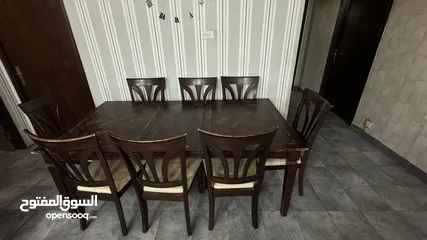  3 table  with chairs طاولة مع كراسي