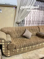  7 كورنر اماراتي خليجي مريح لغرفة جلوس او معيشه بلون عسلي مميز السعر 130 دينار السعر قابل للتفاوض