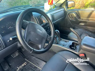  11 جيب شيروكي 2002 بحالة ممتازة 4000 سي سي ترخيص واطي Jeep WJ
