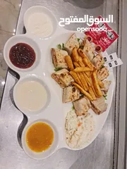  3 مطعم شاورما جاهز وشغال