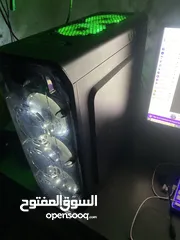  5 بس كيسPc للبيع  المواصفات  كارت 1050ti رام 16G المعالج  i5-9400 CPU رايدهة 500-450الف