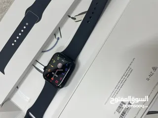  9 -Apple Watch series 9, 45mm, Midnight Aluminium Case, GPS -Band Sport M/L -USB- C Charging Cable