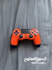  3 PlayStation 4 controller sunset orange