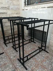  10 ستاندات ملابس حديد جديد  ستاندات عرض ملابس
