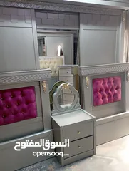  4 غرفه نوم  شبابيه خشب لاتيه 18 عمان الهاشمي الشمالي