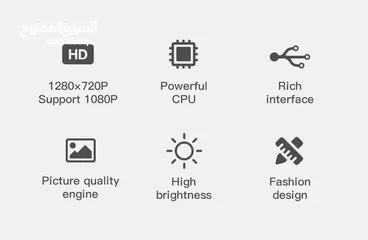  12 بروجكتر مع واي فاي RD-850 ODM Projector Mini Portable Wifi Projector Led Wireless Portati