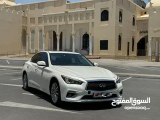  1 Infiniti Q50 Model 2018 Mileage 54***km 4Cylinder , 2.0L Passing till Dec 2024 Full Option, Sunroof