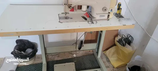  5 ماكينة خياطة سيرفو صامت استعمال منزل للبيع بداعي السفر تواجد جبل الحسين