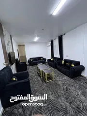  17 طقم كنب بلون شرحات 7 مقاعد عرض بسعر الجملة