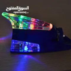  5 أضواء تعمل بالرياح على شكل زعنفة قرش Wind Powered Shark Fin LED Light
