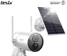  8 كاميرا 3ميجابكسل لاسلكية متحركة مع لوحة طاقة شمسية  مدعومة بالذكاء الاصطناعي السعر شامل التركيب