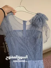  3 فستان ازرق طويل للسهرة و الاعراس والمناسبات