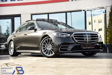  1 مرسيدس اس كلاس مايلد هايبرد وارد الوكالة 2022 Mercedes S450 4MATIC AMG Line Mild Hybrid