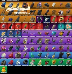  2 حساب فورتنايت سيزون 3 و100 سكن