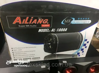  1 Ailiang AL-1000A مكبر صوت لاسلكي للسيارة مضخم صوت محمول مع مكبر للصوت