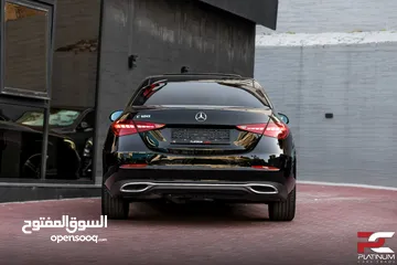  4 2024 Mercedes C180 – فتحة سقف – وارد المانيا للبيع