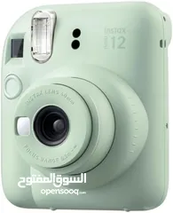  6 Fujifilm Instax Mini 12 Gift Box Album -Blue كاميرا فورية مع فلم و البوم صور و حقيبة