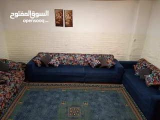  3 غرفة جلوس مع مقعدين مفرد