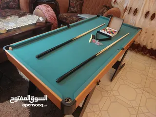  10 بلياردو خشبية مع كامل ملحقاتها بسعر خيالي