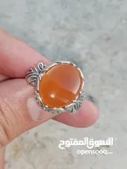  5 خواتم فضه شغل يدوي متوجه بأحجار أصليه اقرأ الوصف