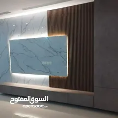  14 احدث التصميم بديل رخام بديل خشب ديكور مدخل