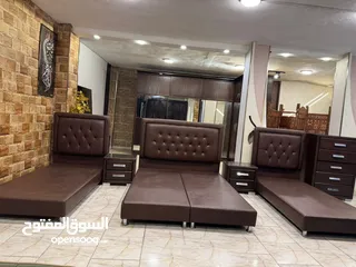  1 غرفة نوم شبابية 3 اسرة فخمة جدا
