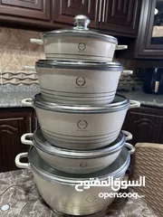  10 طقم طناجر 5 قطع