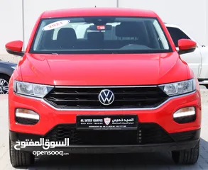  2 فولكس واجن T-Roc 2021 خليجي بدون حوادث بحالة ممتازة