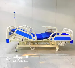  5 سرير طبي كهربائي جميع الحركات ايجار وبيع ( تخت طبي )