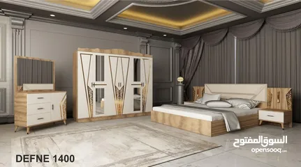  2 غرف نوم تركي 7 قطع شامل التركيب والدوشق مجاني