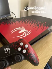  5 Play Station 5 Spider Man Edition with the box and controller