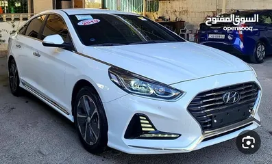  2 هونداي سوناتا2019  للإيجار بسعر مغري