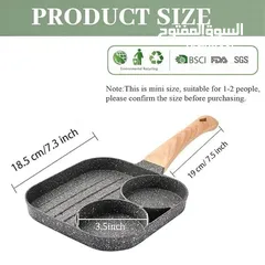  4 3 in 1 Granite Non Stick Breakfast Pan