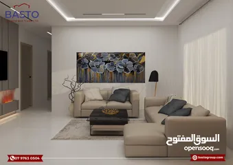  11 شقة بتشطيبات فاخرة جداً 180 م2 بالقرب من الكلية العلمية الاسلامية محاطة بڤلل