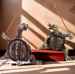  4 مباخر بورسلان مع بخور هرمي