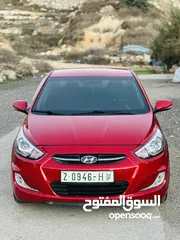  9 هيونداي اكسنت 2017 / سعر مميز وحررررق / فحص نخب/ لون مميز / فل اضافات بدون فتحة / ترخيص وتامين ساري