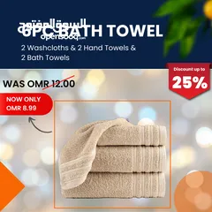 7 8pcs Towel Set, Grey Color, 4 Washcloths & 2 Hand Towels & 2 Bath Towels, Absorbent & Quick-drying,