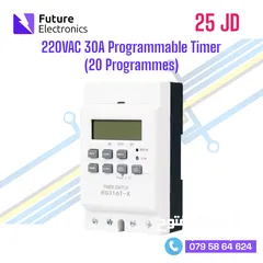  1 220VAC 30A Programmable Timer - 20 Programmes