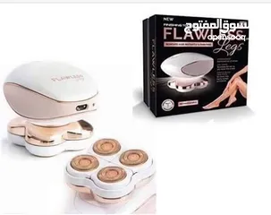  13 جهاز فلوليس FLAWLESS ازاله شعر كامل الجسم شحن 4 روؤس براون