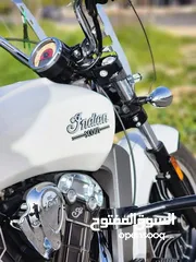  8 Indian scout 2020 abs 1200cc لون مميز