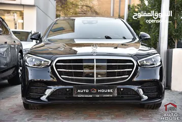  2 الجوهرة مرسيدس اس كلاس مايلدهايبرد وارد وكفالةوكالة2021 Mercedes S450 4MATIC Mild Hybrid AMG Package