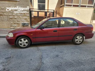  5 هوندا سيفيك 1999 للبيع يد أولى جير عادي بحاله ممتازه من الداخل والخارج