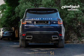  6 Range Rover Sport P400e Hse 2021 Black Edition يمكن التمويل