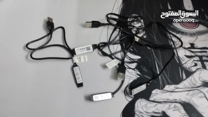  1 متوفر مجموعة كنترولارات للتحكم في اضاءة شريط led ال rgb