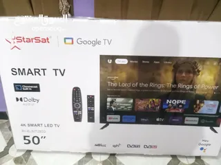  4 للبيع شاشة ستارسات (StarSat) 50 بوصه سمارت 4K