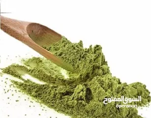  7 حناء طبيعية خضراء أصلية للتجميل و صبغ الشعر