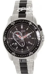  6 Citizen Eco-Drive Men's Black Dial Stainless Steel Band Watch - AT0700-53E