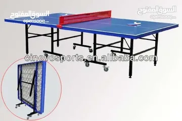  1 طاولة بينغ بونغ تنس للأماكن الخارجيه ضد الضروف الجويه مادة صنع مقاومه للشمس والماء من مادة العظم