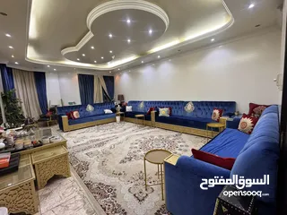  6 طقم جلوس كامله وغرفة نوم كينج سايز تم تخفيض الاسعار