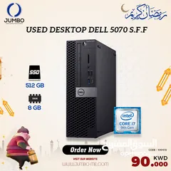  1 USED DESKTOP DELL 5070 SFF